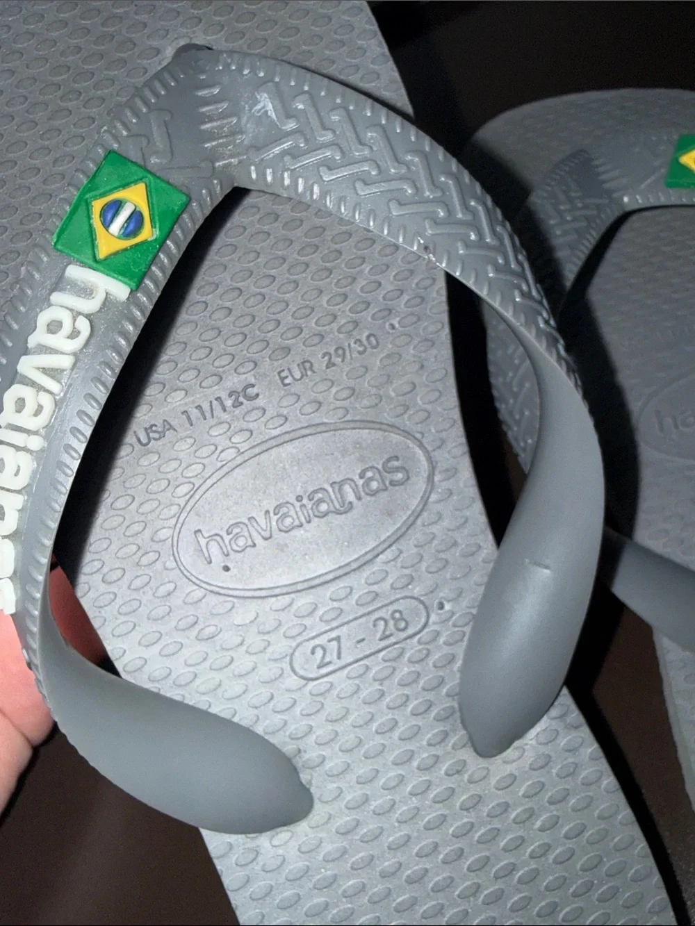 New HAVAIANAS Flip Flop 27-28 Child 11/12 sandals Brazil 🇧🇷 Brazilian Boy Girl